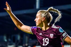 Miksone secures Baltic Cup final for Latvia