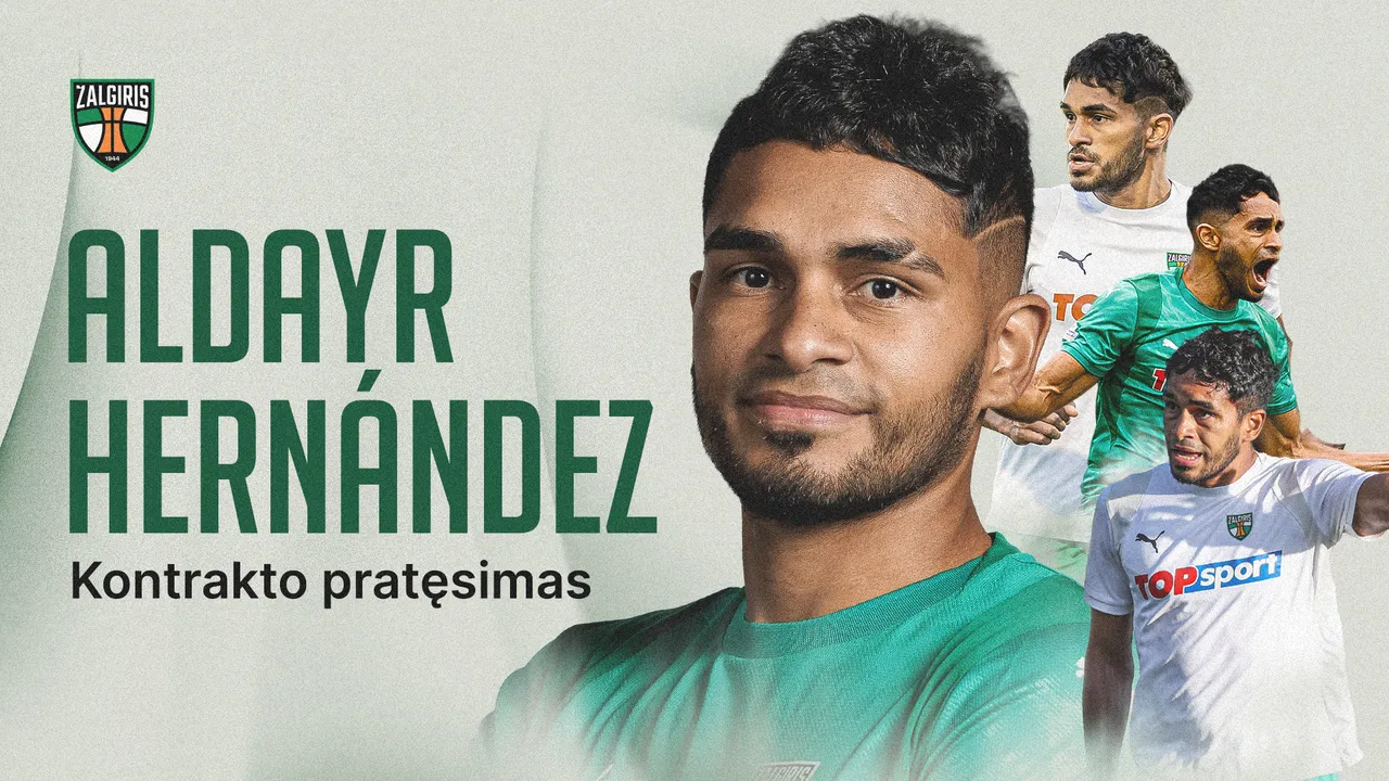 FK Kauno Žalgiris secure another member of their championship squad: Aldayr Hernandez extends his stay - Baltic Football News FK Kauno Žalgiris secure another member of their championship squad: Aldayr Hernandez extends his stay - Baltic Football News